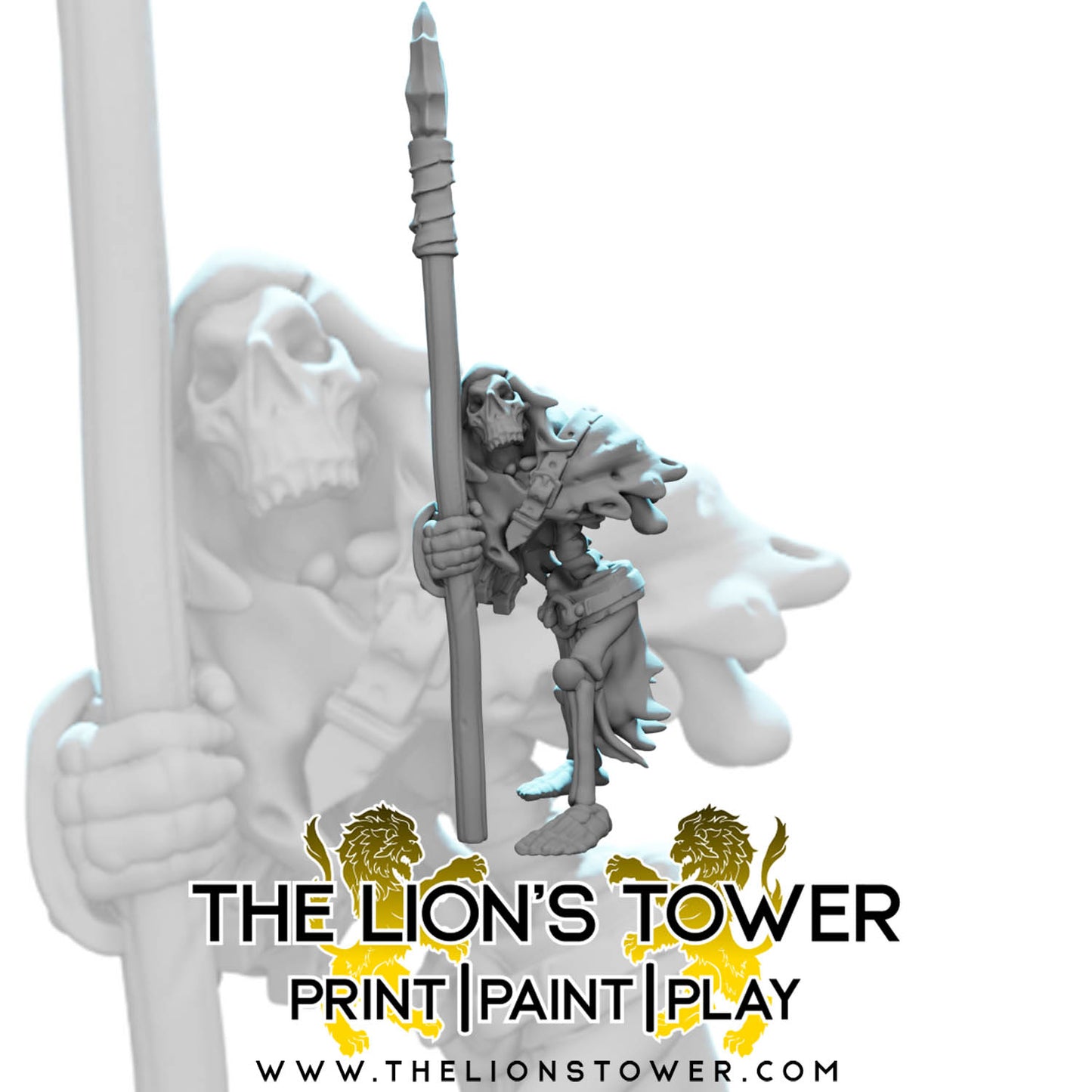 Goblin Skeletons with Spears (set of 5)