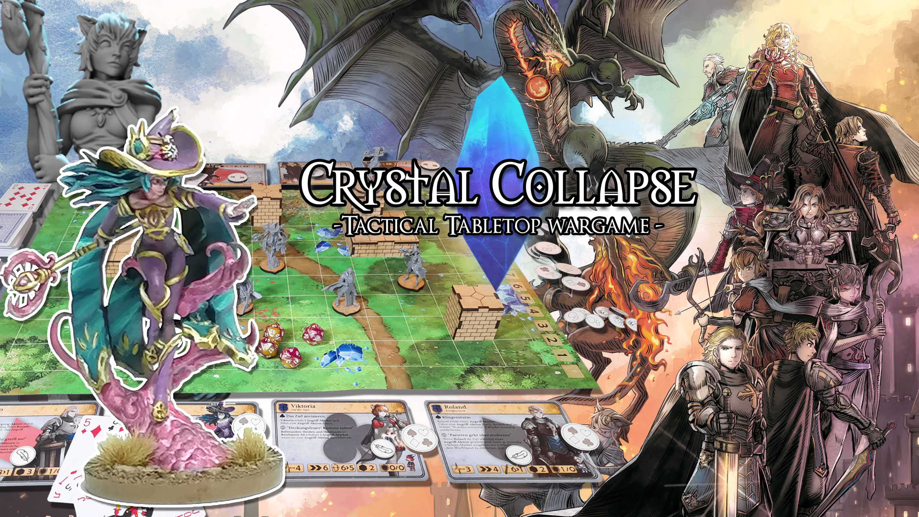 Crystal Collapse Tactical Tabletop Wargame banner