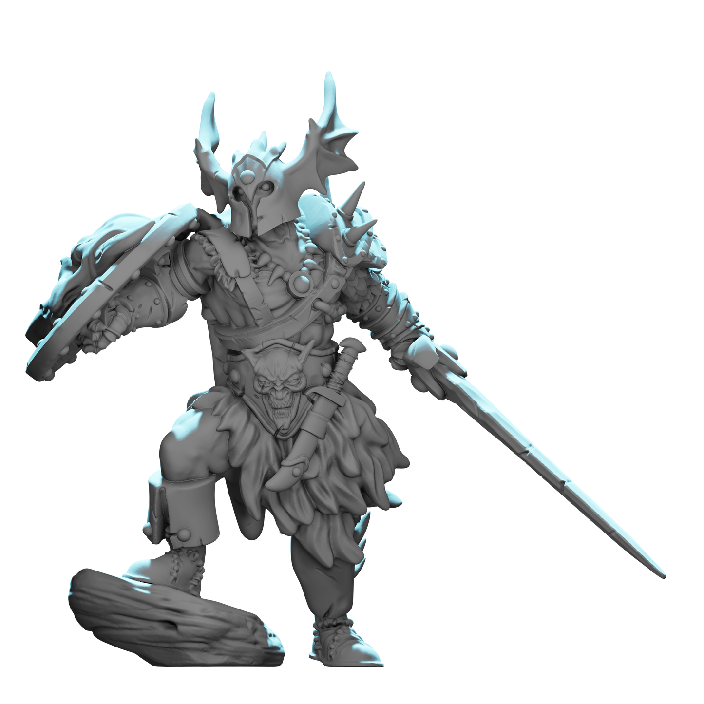Warduke – Malevolent Chaos Champion Miniature