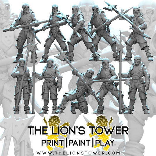 Kingdom of Talarius - Light Infantry Halberdiers