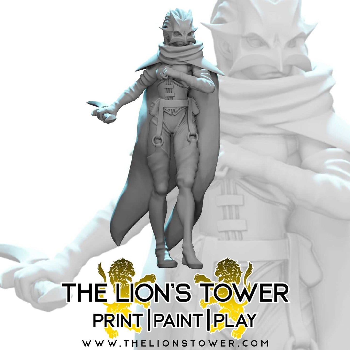 Tiamat Cultists Bundle (Set of 5 x 32mm scale resin miniatures with MDF bases)