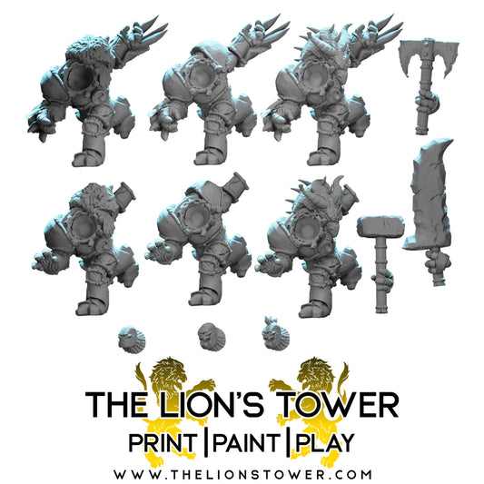 Warforged Barbarian STL Files