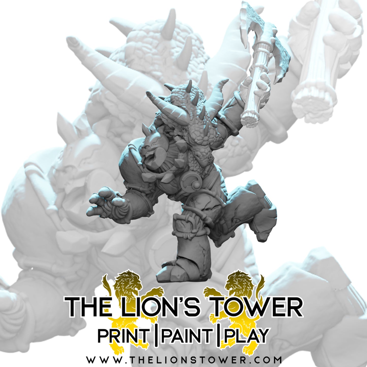 Warforged Barbarian STL Files