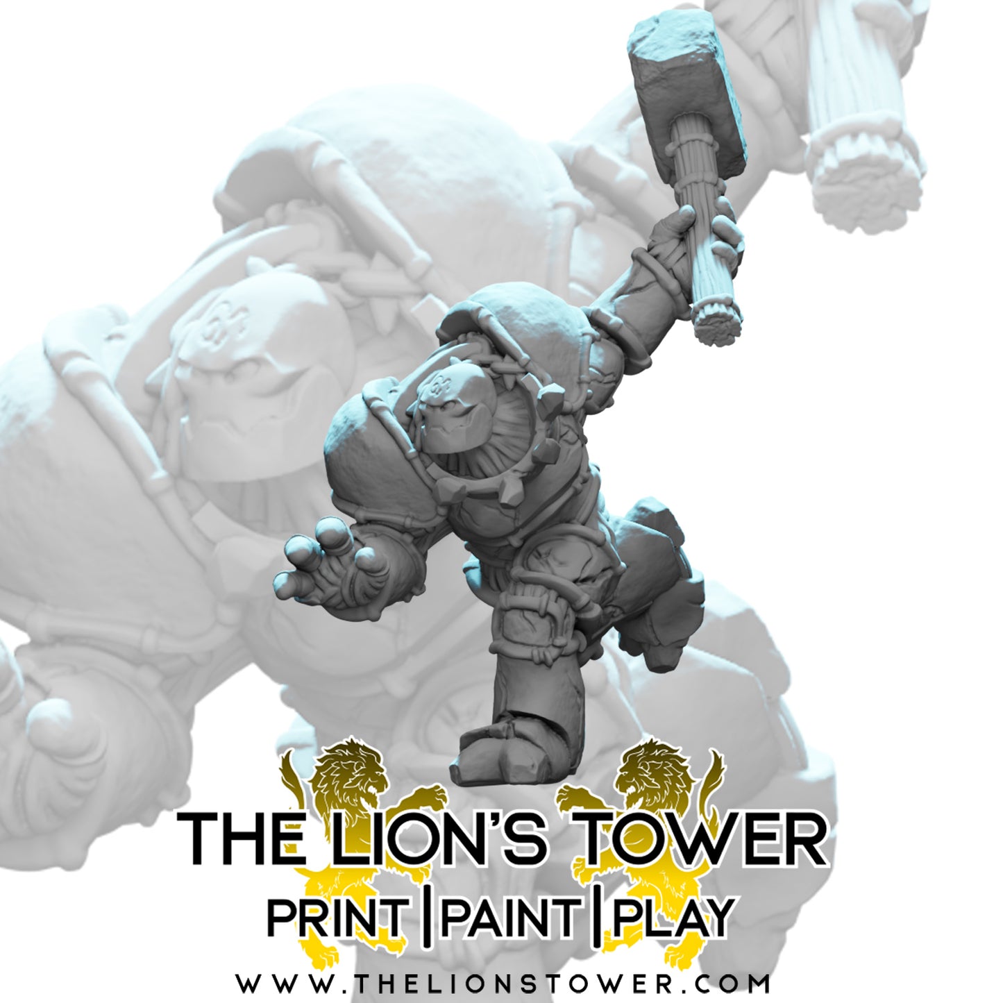 Warforged Barbarian STL Files