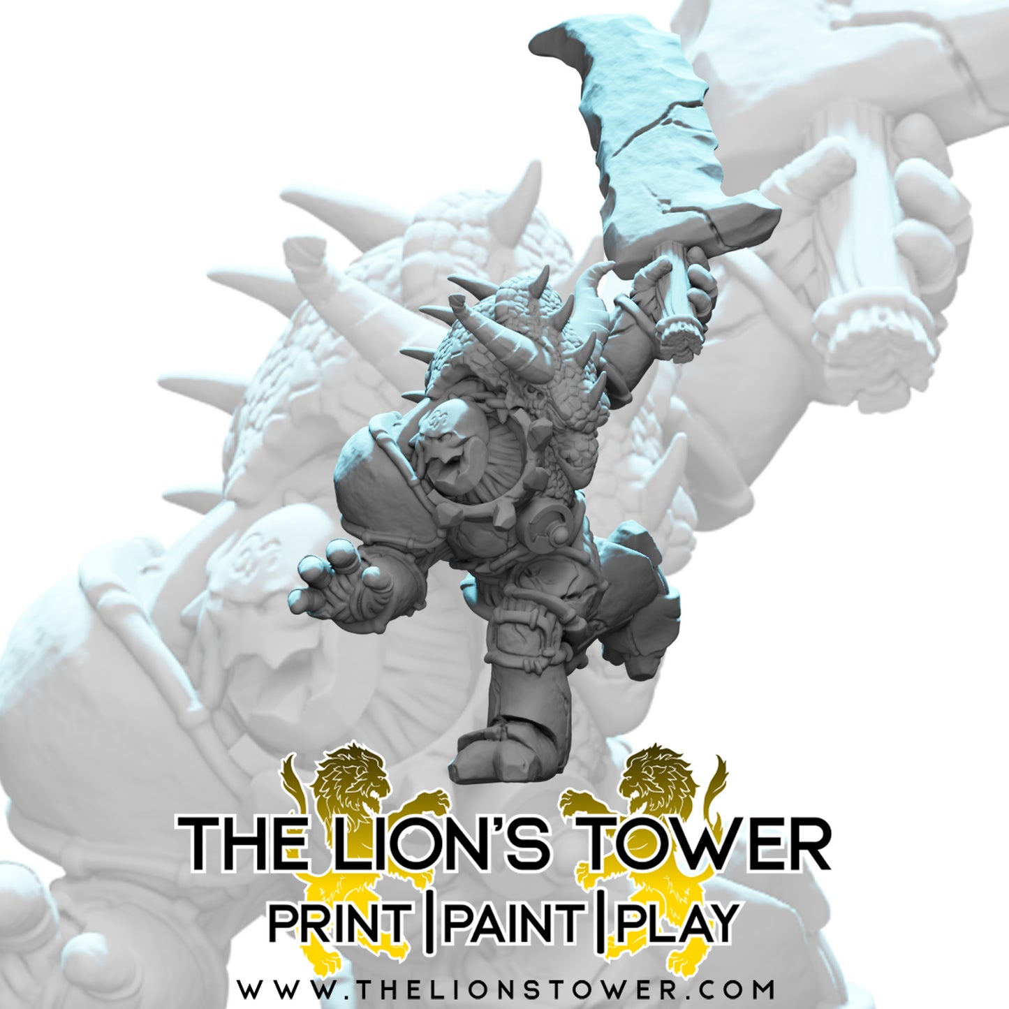 Warforged Barbarian STL Files