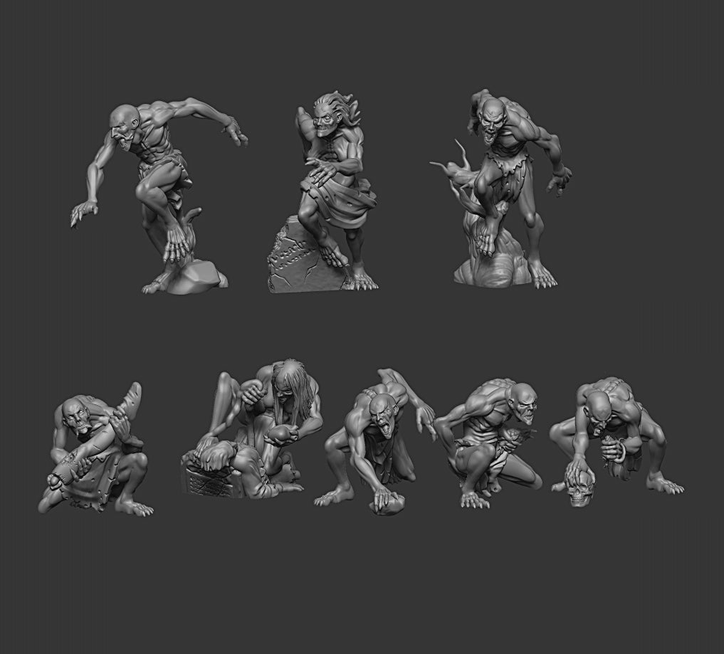 New Sculpts for February Release - Ghouls