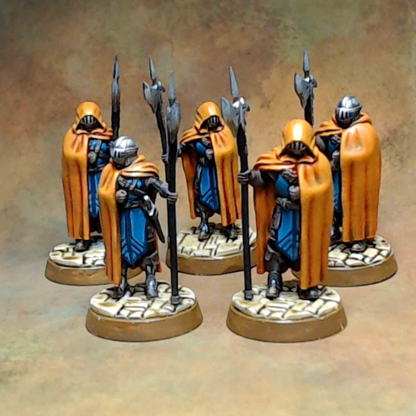 Elite Guards with Halberds and Cloaks