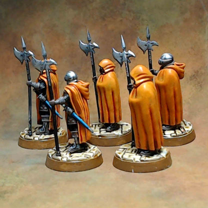 Elite Guards with Halberds and Cloaks