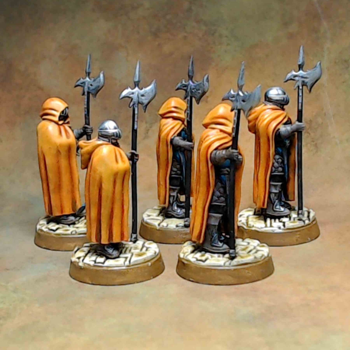 Elite Guards with Halberds and Cloaks