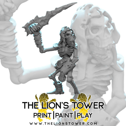 Goblin Skeletons with Swords (set of 5)
