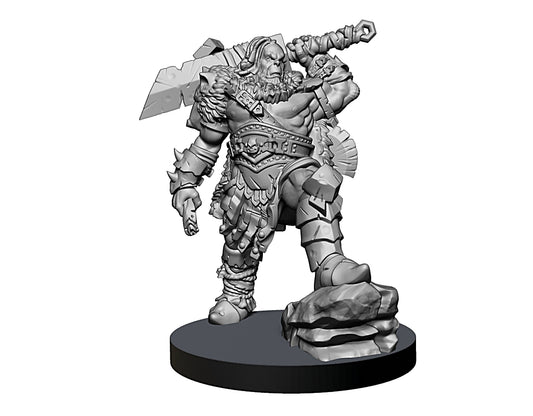 Gro’lok the Half-Orc Barbarian Chieftain – 32 mm Hero Miniature