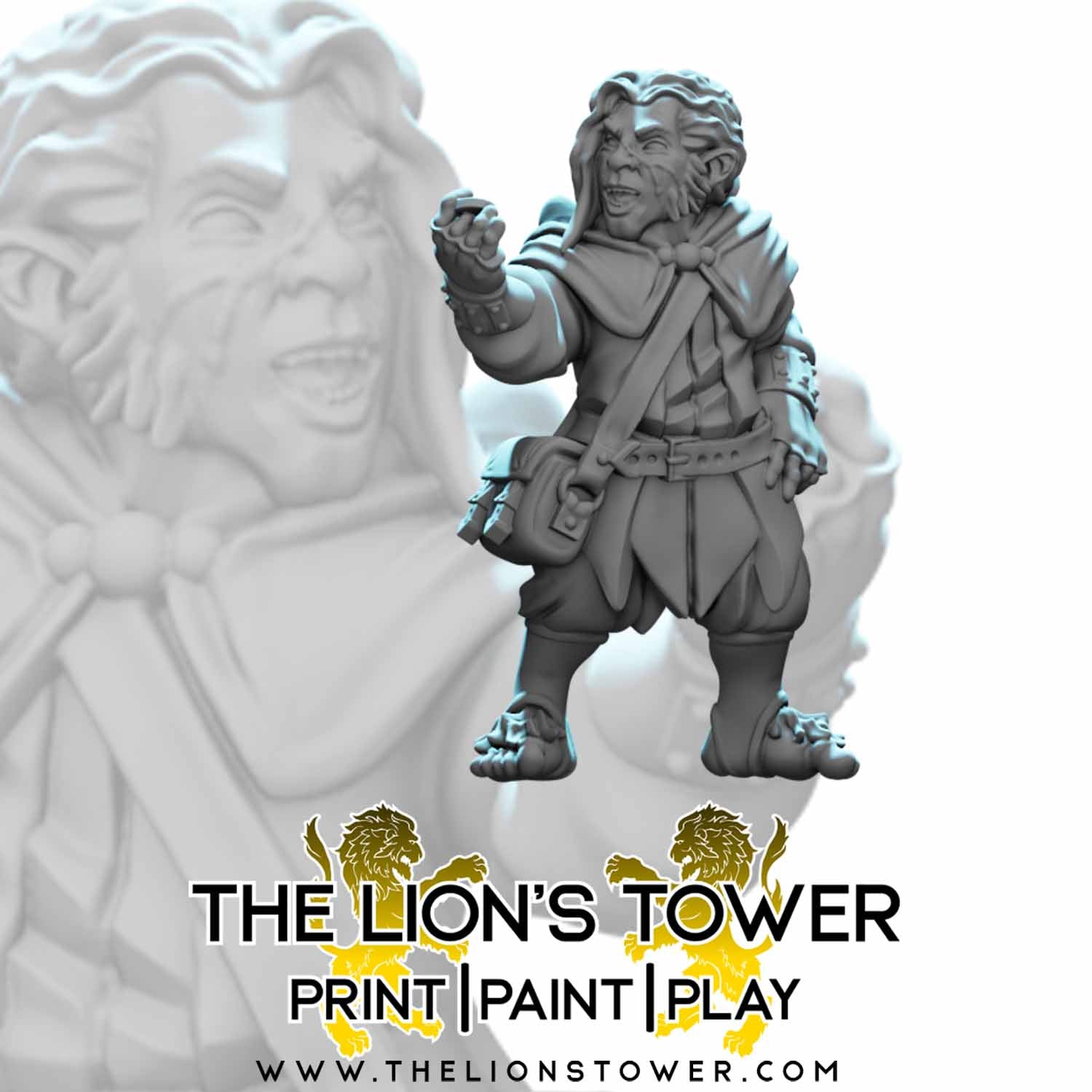 The Lion's Tower - STL and resin miniatures for table top games