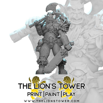 The Lion's Tower - STL and resin miniatures for table top games